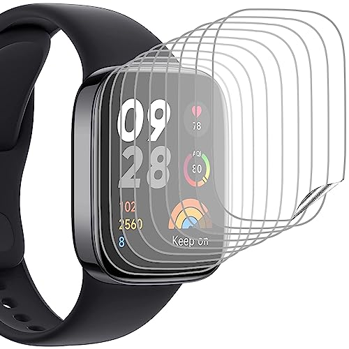 Acadeny [10 Stück Schutzfolie für xiaomi redmi watch 3, Ultra Dünn Weiche Folie TPU Displayschutzfolie HD Klar Displayschutz Folie Full Screen-Transparent von Acadeny