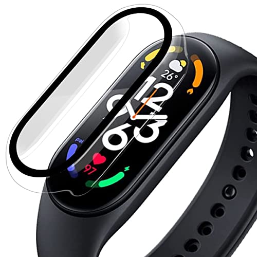 Acadeny Hülle Mit Gehärtetes Glas Displayschutz Kompatibles für xiaomi Band 7, 9H Härte 360° Rundum Schutzhülle Ultradünne Schutz PC Case Cover für Mi Band 7,transparent Acadeny Hülle Mit Gehärtetes Glas Displayschutz Kompatibles für xiaomi Band 7, 9H Härte 360° Rundum Schutzhülle Ultradünne Schutz PC Case Cover für Mi Band 7,transparent von IYVYI