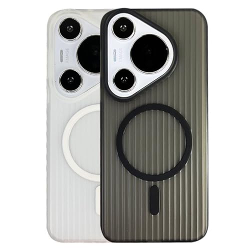 Acadey Clear Case für Huawei Pura 70 pro Hülle Kompatibel mit Magsafe, Handyhülle Ultradünn Weiche Silikon Anti Fingerabdruck Kratzfeste Magnetische Schutzhülle-schwarz Acadey Clear Case für Huawei Pura 70 pro Hülle Kompatibel mit Magsafe, Handyhülle Ultradünn Weiche Silikon Anti Fingerabdruck Kratzfeste Magnetische Schutzhülle-schwarz von Acadey