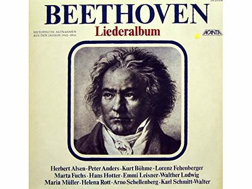 Beethoven: Liederalbum - Historische Aufnahmen Aus Den Jahren 1942-1944 [Vinyl LP record] [Schallplatte] von Acanta