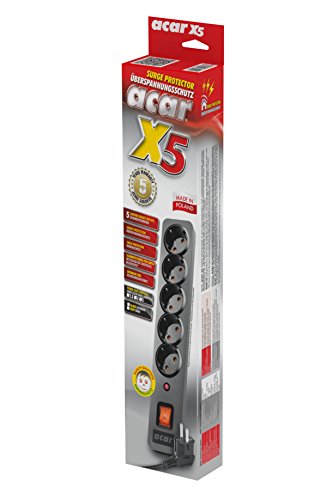acar ALP-ACARX5S-005 X5 Schuko Socket 5m schwarz von Acar