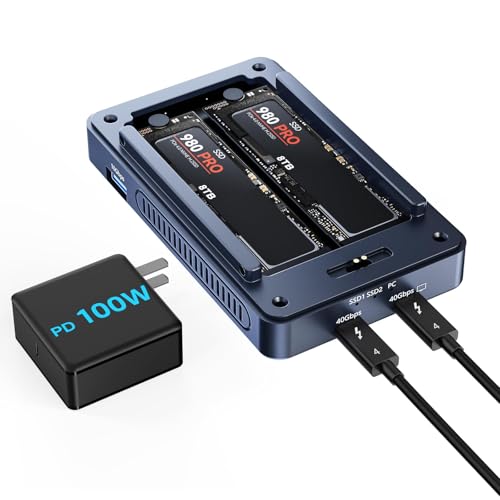Acasis M2 NVMe SSD-Gehäuse 40 Gbit/s USB C Aluminium NVMe Gehäuse PCIe 2280 M-Key (B+M Key) Solid State Drive Externe Festplattengehäuse kompatibel mit USB 4/3.2/3.1/3.0/Typ C Geräten (TBU405PRO MAX) Acasis M2 NVMe SSD-Gehäuse 40 Gbit/s USB C Aluminium NVMe Gehäuse PCIe 2280 M-Key (B+M Key) Solid State Drive Externe Festplattengehäuse kompatibel mit USB 4/3.2/3.1/3.0/Typ C Geräten (TBU405PRO MAX) von Acasis
