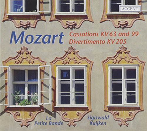 Mozart: Cassations KV 63 & KV 99 / Divertimento KV 205 von Accent