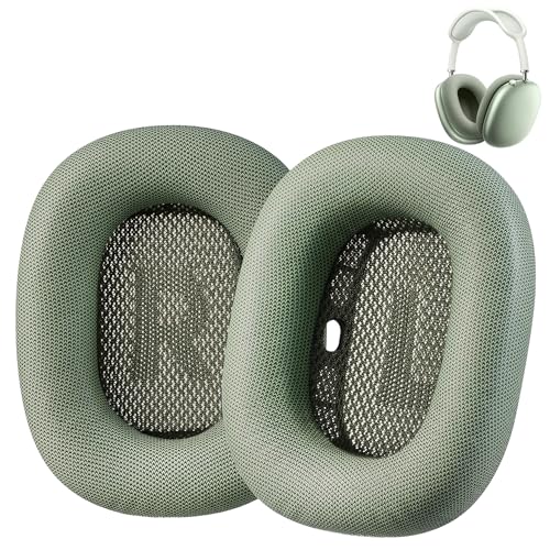 AHG Accessory House Global Verbesserte Ersatz-Ohrpolster für Airpods Max, kompatibel mit Apple AirPods Max Kopfhörern, Grün. Hochwertiges PU-Leder, hochdichter Schaumstoff, starker Magnet AHG Accessory House Global Verbesserte Ersatz-Ohrpolster für Airpods Max, kompatibel mit Apple AirPods Max Kopfhörern, Grün. Hochwertiges PU-Leder, hochdichter Schaumstoff, starker Magnet von Accessory House
