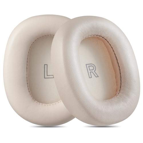 AHG Accessory House Global Verbesserter Ersatz Beoplay h95 Ohrpolster kompatibel mit Bang & Olufsen Beoplay H95 Kopfhörern (Gold). Schaffellleder/hochdichter Schaumstoff/starker Magnet von Accessory House