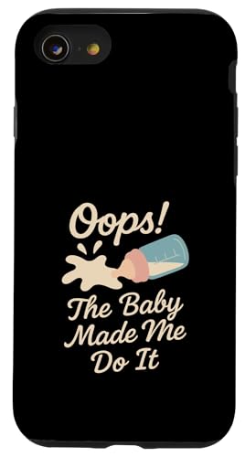 Unplanned Baby Humor Surprise Parent Life Ankündigung Hülle für iPhone SE (2020) / 7 / 8 von Accidental Parent Club New Baby Life Gift Apparel