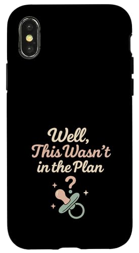 Unplanned Baby Humor Surprise Parent Life Ankündigung Hülle für iPhone X/XS Unplanned Baby Humor Surprise Parent Life Ankündigung Hülle für iPhone X/XS von Accidental Parent Club New Baby Life Gift Apparel