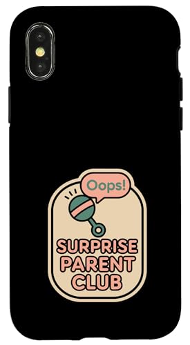 Unplanned Baby Humor Surprise Parent Life Ankündigung Hülle für iPhone X/XS Unplanned Baby Humor Surprise Parent Life Ankündigung Hülle für iPhone X/XS von Accidental Parent Club New Baby Life Gift Apparel