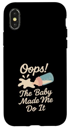 Unplanned Baby Humor Surprise Parent Life Ankündigung Hülle für iPhone X/XS Unplanned Baby Humor Surprise Parent Life Ankündigung Hülle für iPhone X/XS von Accidental Parent Club New Baby Life Gift Apparel