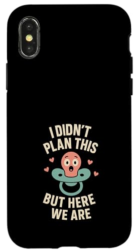 Unplanned Baby Humor Surprise Parent Life Ankündigung Hülle für iPhone X/XS Unplanned Baby Humor Surprise Parent Life Ankündigung Hülle für iPhone X/XS von Accidental Parent Club New Baby Life Gift Apparel