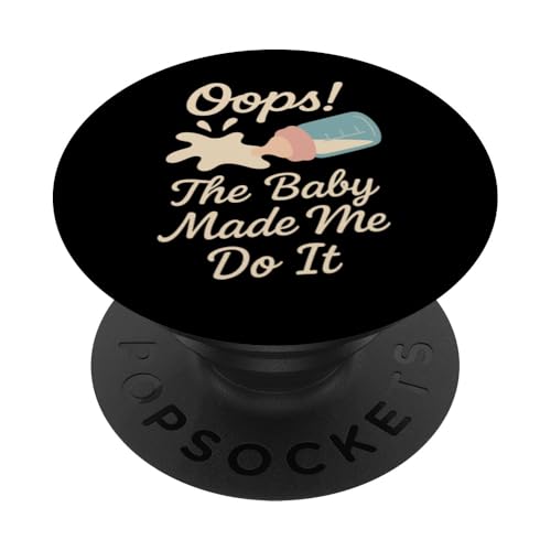 Unplanned Baby Humor Surprise Parent Life Ankündigung PopSockets Klebender PopGrip von Accidental Parent Club New Baby Life Gift Apparel