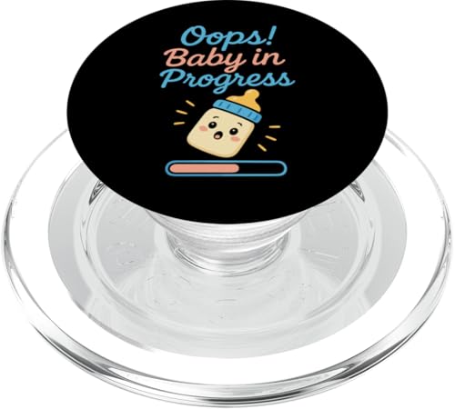 Unplanned Baby Humor Surprise Parent Life Ankündigung PopSockets PopGrip für MagSafe von Accidental Parent Club New Baby Life Gift Apparel