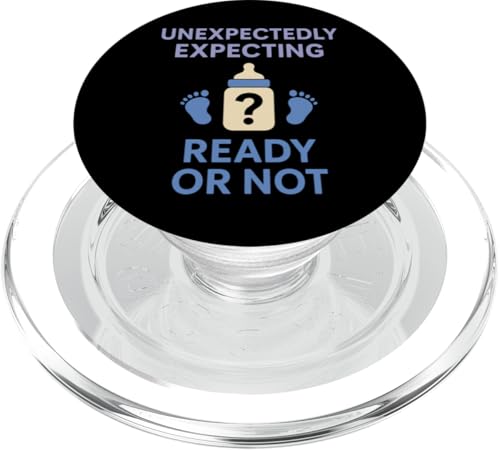 Unplanned Baby Humor Surprise Parent Life Ankündigung PopSockets PopGrip für MagSafe Unplanned Baby Humor Surprise Parent Life Ankündigung PopSockets PopGrip für MagSafe von Accidental Parent Club New Baby Life Gift Apparel