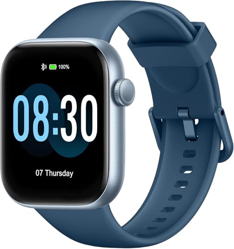 Smartwatch für Herren Damen Annehmen/Tätigen von Anrufen, 4,7 cm Smartwatch, Fitnessuhr mit Herzfrequenz Blutdruck Schlafmonitor, 140+ Sport, IP68 Wasserdicht Schrittzähler Uhr Kompatibel mit Android Smartwatch für Herren Damen Annehmen/Tätigen von Anrufen, 4,7 cm Smartwatch, Fitnessuhr mit Herzfrequenz Blutdruck Schlafmonitor, 140+ Sport, IP68 Wasserdicht Schrittzähler Uhr Kompatibel mit Android von AcclaFit