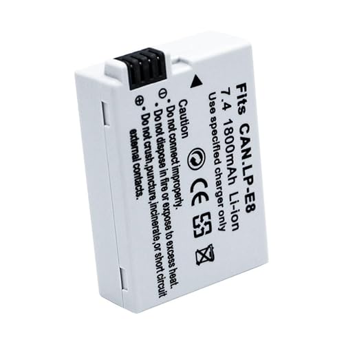 Acconic Akku f. Canon EOS 550D 600D 650D 700D LPE8 LP-E8 LP-E8+ von Acconic