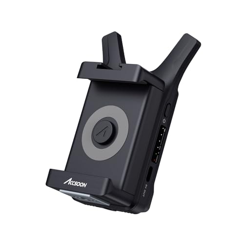 Accsoon CineView Nano 5G Video Transmitter Wireless FHD Video HDMI 1080P 60FPS, 4 mobile Geräte zur Überwachung, Latenz von 60ms und 500ft / 150m Reichweite, Schnellentriegelungsdesign von Accsoon