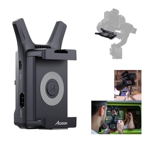 Accsoon CineView Nano Wireless Video Transmitter,1080p 60fps,500ft Reichweite bis zu 4 Geräte Überwachung HDMI Wireless Video Übertragungssystem für spiegellose Kameras Unterstützung iOS/Android Accsoon CineView Nano Wireless Video Transmitter,1080p 60fps,500ft Reichweite bis zu 4 Geräte Überwachung HDMI Wireless Video Übertragungssystem für spiegellose Kameras Unterstützung iOS/Android von Accsoon