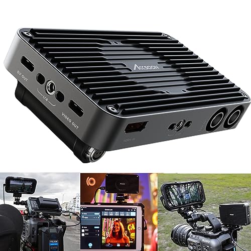 Accsoon SeeMo Pro Videoadapter SDI HDMI H.264 HD-Aufzeichnung und -Freigabe, verwandelt iOS-Geräte in Produktionsmonitore, Live-Streaming ohne Grenzen. von Accsoon