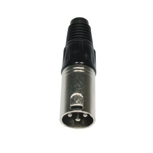Accu Cable AC-C-X3M XLR Stecker männlich 3 polig schwarz von Accu-Cable