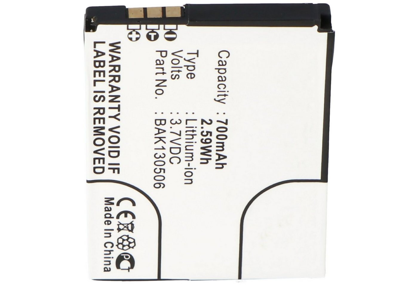 AccuCell AVM Fritz Fon M2 Nachbauakku 700mAh passend für Fritz! Fon M2 Akku FR Akku 700 mAh (3,7 V) von AccuCell