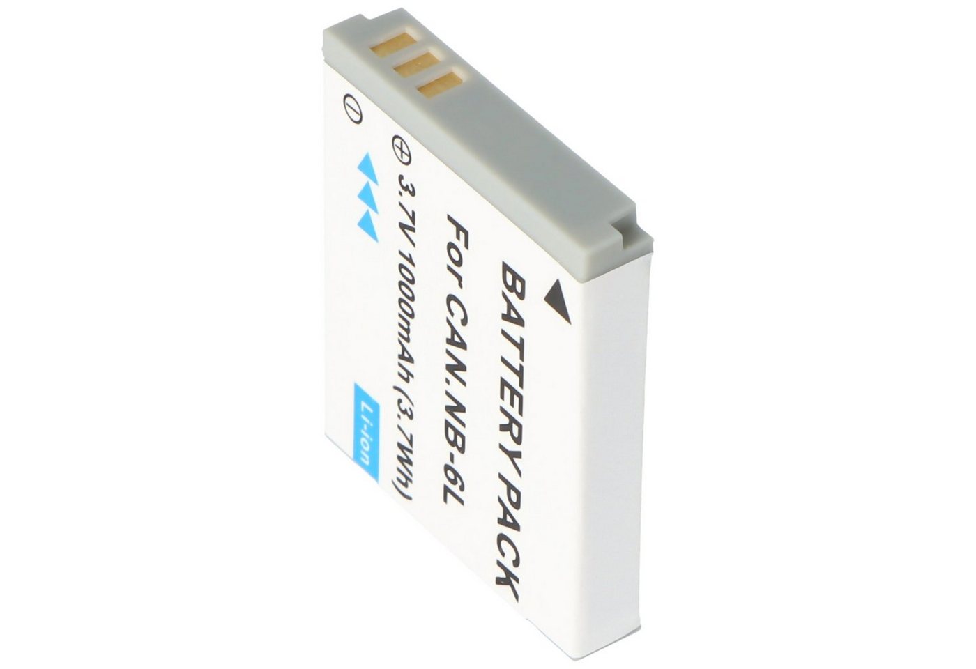 AccuCell AccuCell Akku passend für Canon NB-6L Digicam IXUS 85IS Akku 1000 mAh (3,7 V) von AccuCell