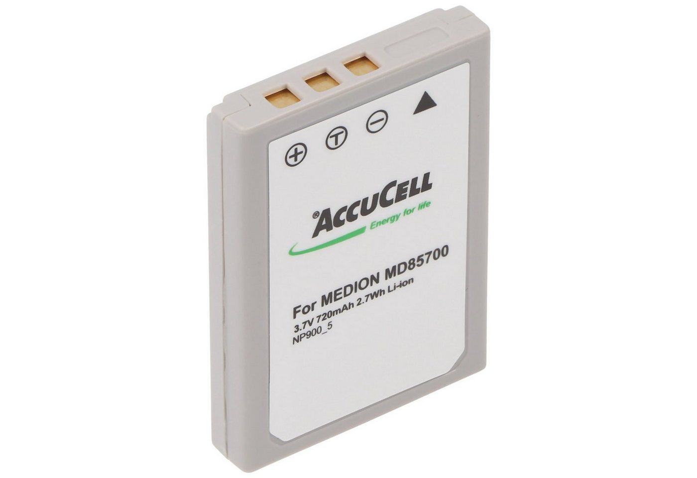 AccuCell AccuCell Akku passend für MEDION MD85801 Akku, MEDION MD85820 Akku 650 mAh (3,7 V) von AccuCell