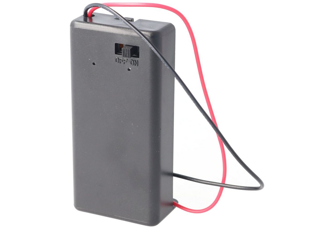 AccuCell AccuCell Batteriehalter für 1x 9Volt Block mit Ein- und Aus-Schalter Batterie von AccuCell