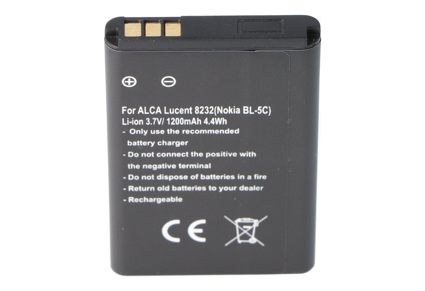 AccuCell Akku nur passend für den CISCO RTR001F05, ICP6/34/54 Battery Pack 74- Akku 1100 mAh (3,7 V) von AccuCell