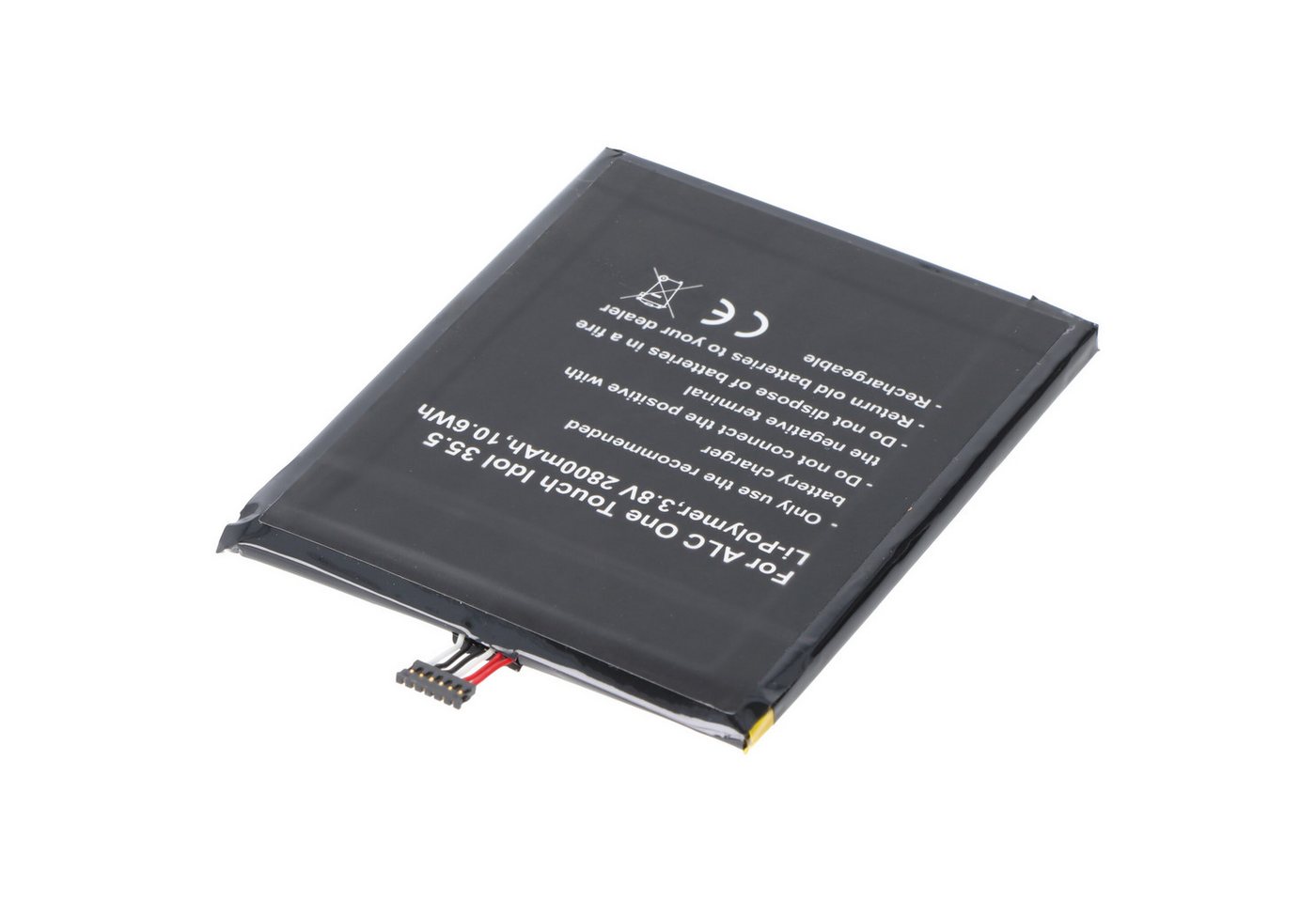 AccuCell Akku passend für Alcatel One Touch Pixi 3 5.5 3G Akku Alcatel TLP029A Akku 2800 mAh (3,8 V) von AccuCell