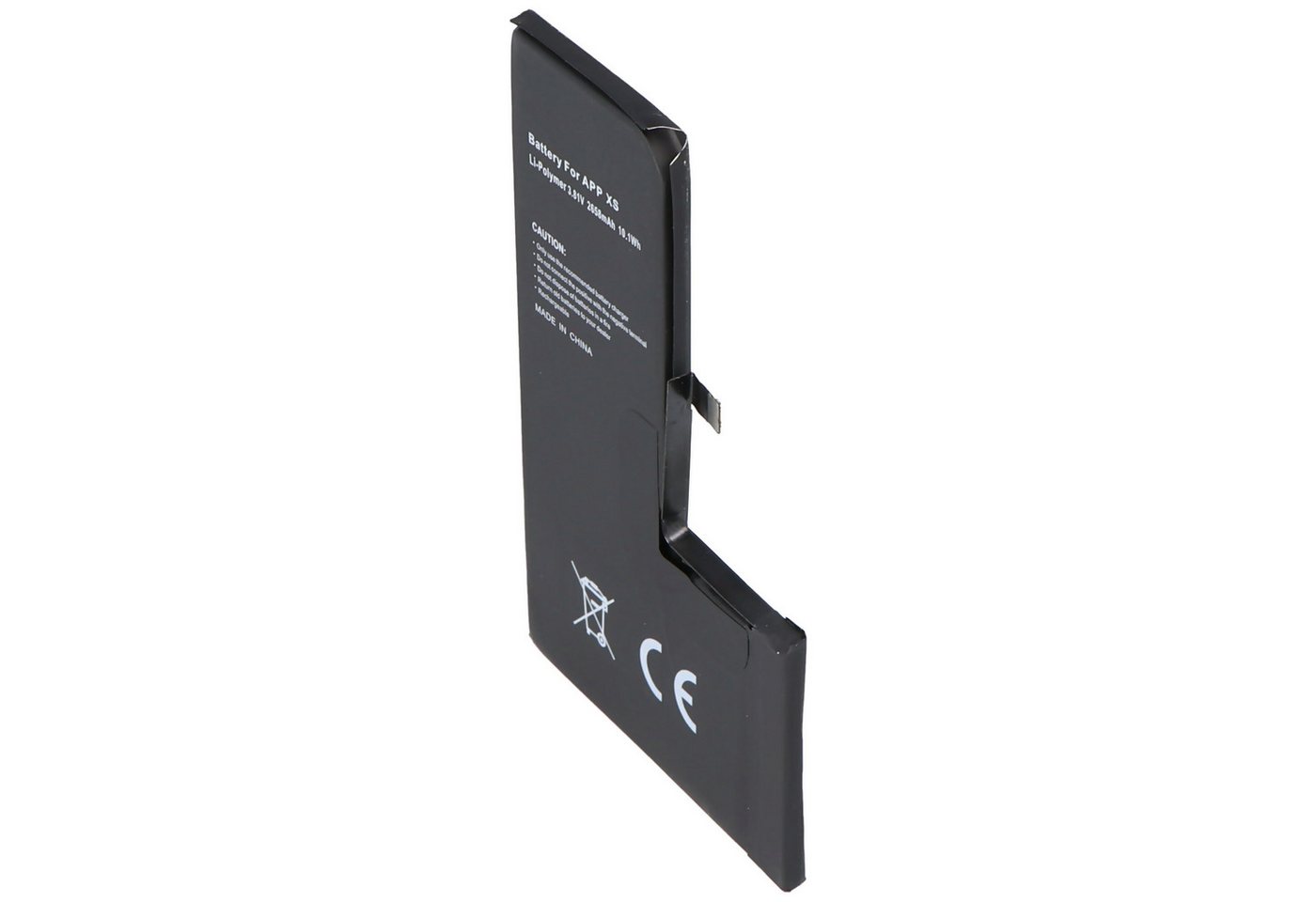 AccuCell Akku passend für Apple iPhone XS, Li-Polymer, 3,81V, 2658mAh, 10,1Wh, Akku 2658 mAh (3,8 V) von AccuCell