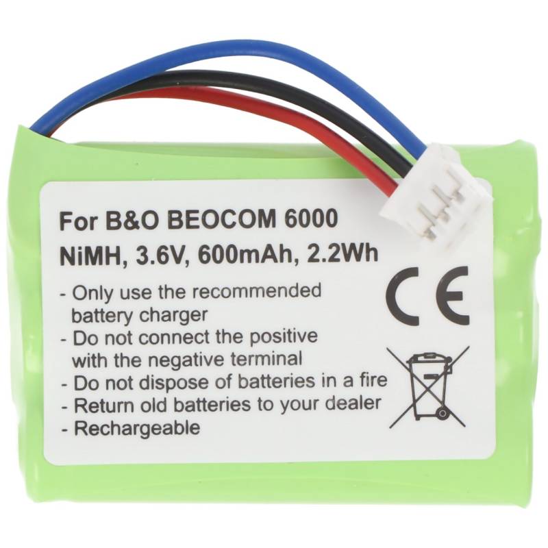 AccuCell Akku passend für BANG & OLUFSEN M6000, Beocom M6000 von AccuCell
