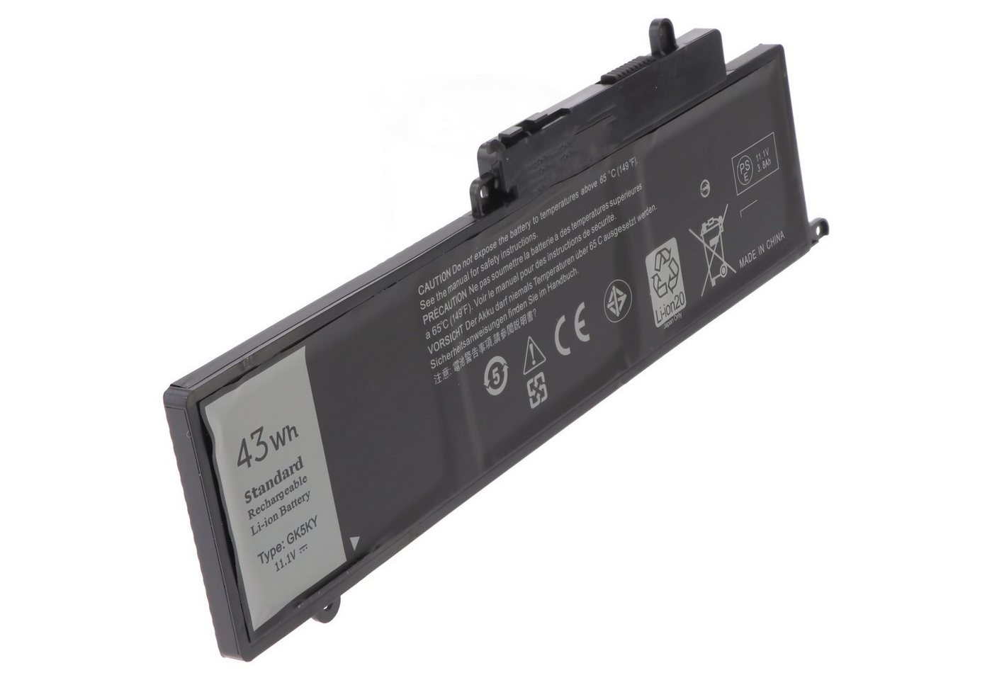 AccuCell Akku passend für Dell Inspiron 11-3147, 11-3148 Akku 04K8YH, 0WF28, 4 Akku 3200 mAh (11,1 V) von AccuCell