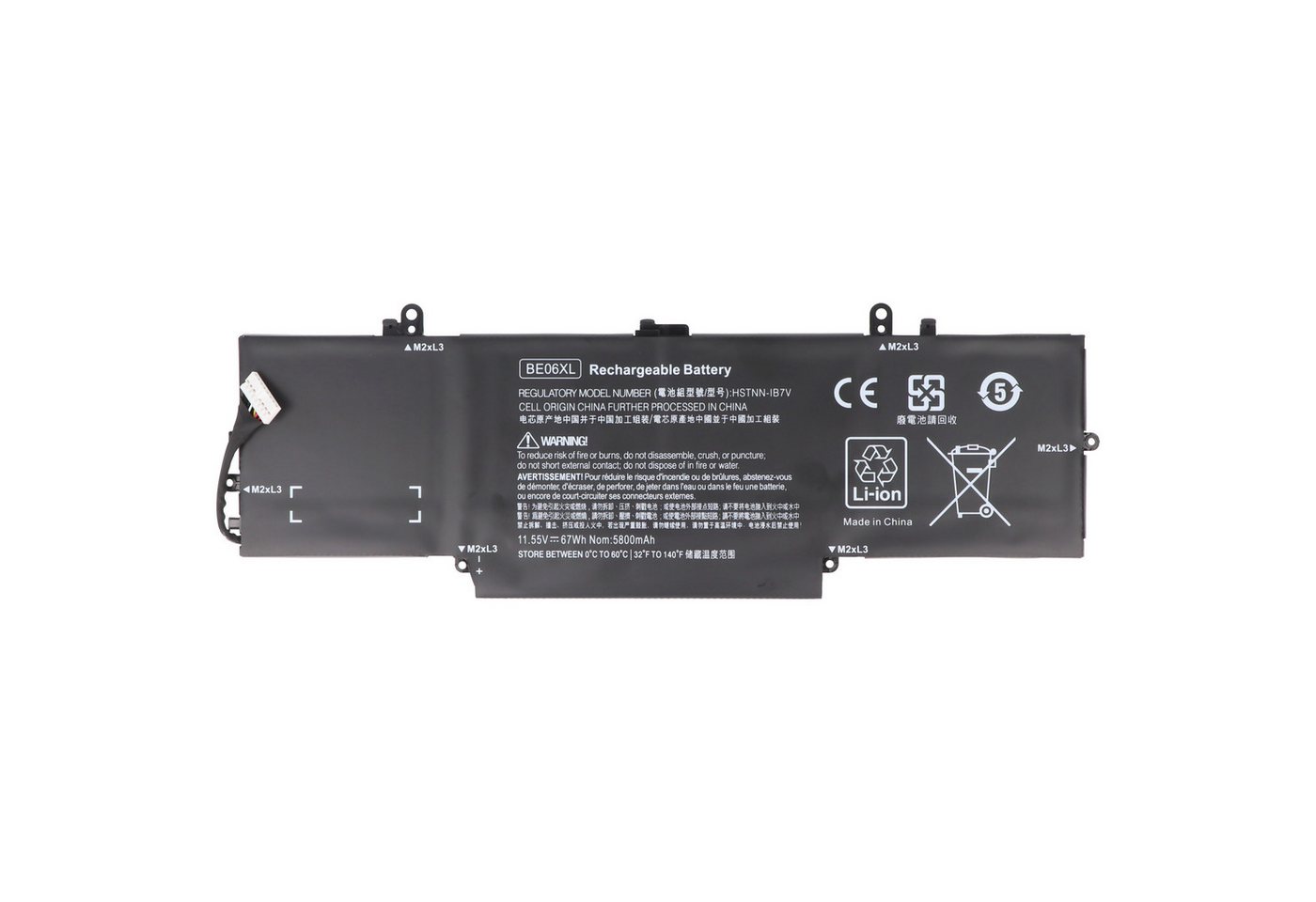 AccuCell Akku passend für HP EliteBook 1040 G4, Li-Polymer, 11,55V, 5800mAh, 6 Akku AccuCell Akku passend für HP EliteBook 1040 G4, Li-Polymer, 11,55V, 5800mAh, 6 Akku von AccuCell