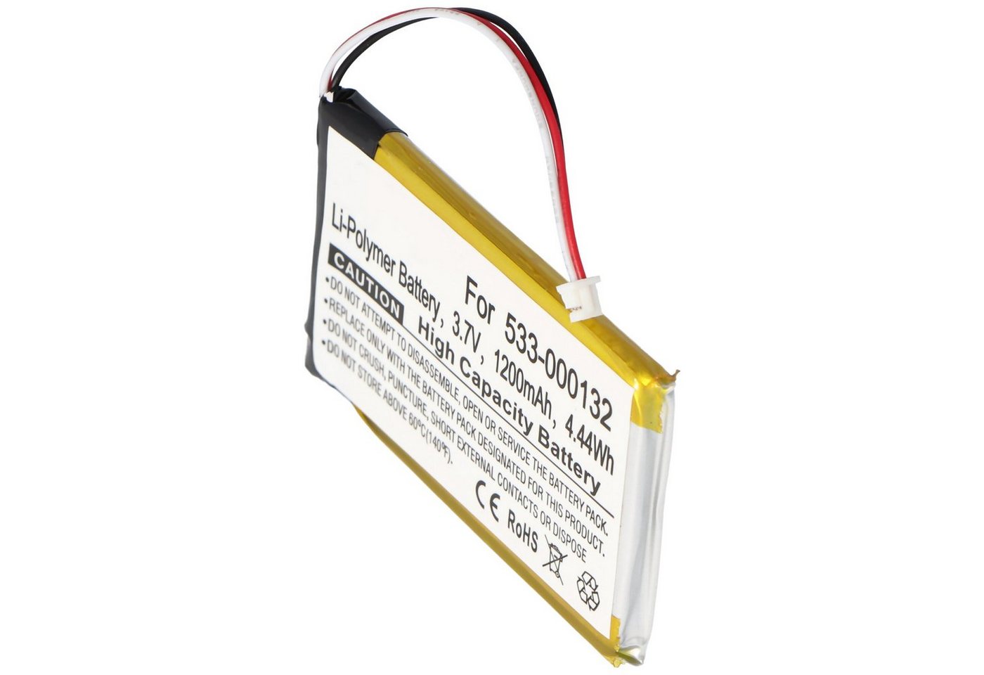 AccuCell Akku passend für Logitech G533, G933 Li-Polymer 533-000132 3,7V 1200m Akku 1200 mAh (3,7 V) von AccuCell