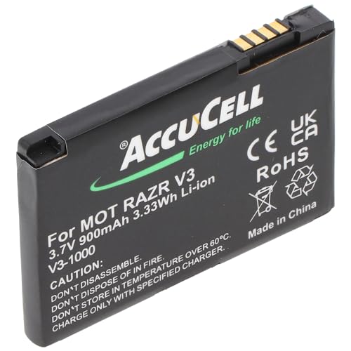 AccuCell Akku kompatibel mit Motorola V3 Razr, PEBL SNN5696, BA700, 900mAh AccuCell Akku kompatibel mit Motorola V3 Razr, PEBL SNN5696, BA700, 900mAh von AccuCell