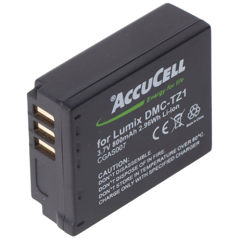 AccuCell Akku passend für Panasonic Lumix DMC-TZ2 von AccuCell