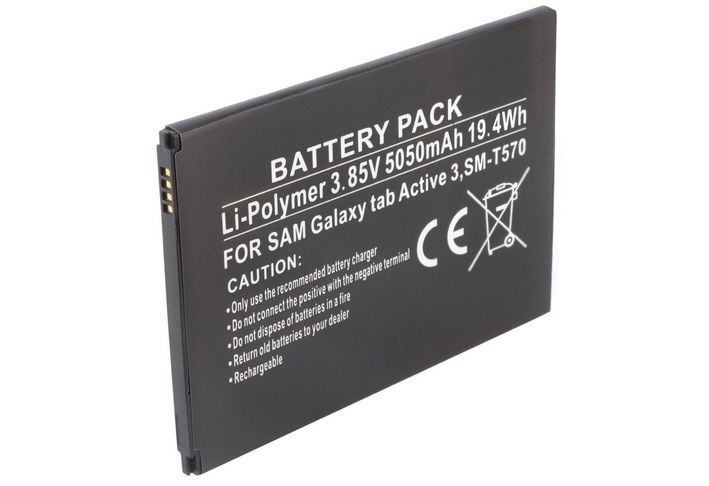 AccuCell Akku passend für Samsung Galaxy Tab Active 3, SM-T570, Li-Polymer, 3, Akku AccuCell Akku passend für Samsung Galaxy Tab Active 3, SM-T570, Li-Polymer, 3, Akku von AccuCell