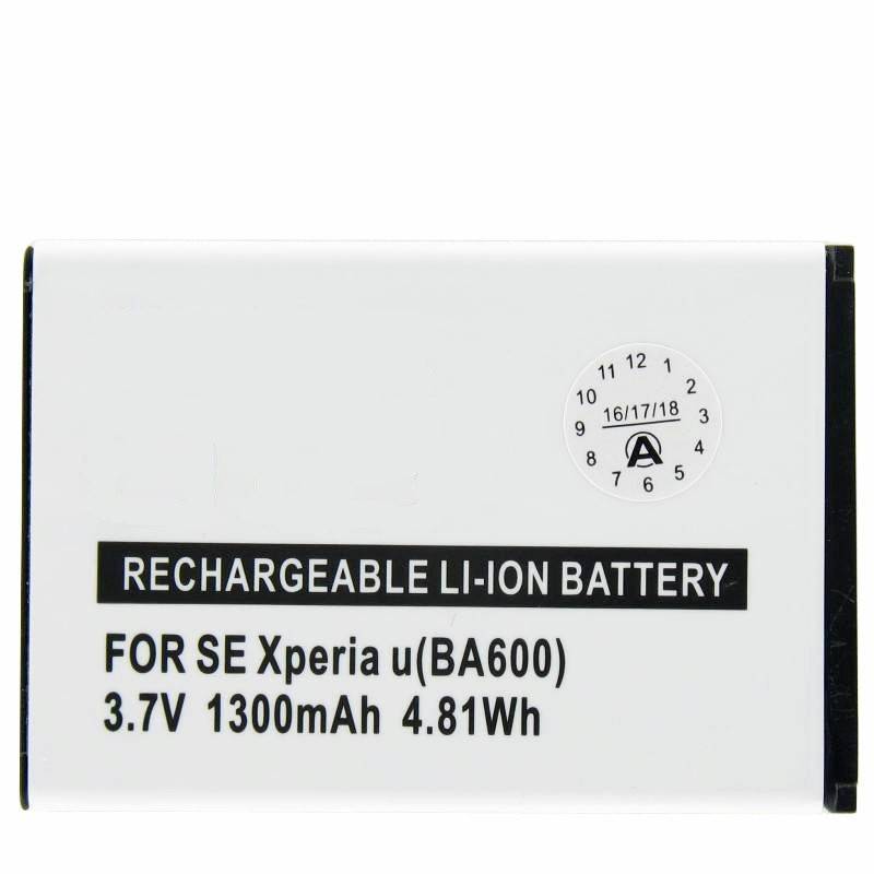 AccuCell Akku passend für Sony Ericsson ST25i, Xperia U, BA600 von AccuCell