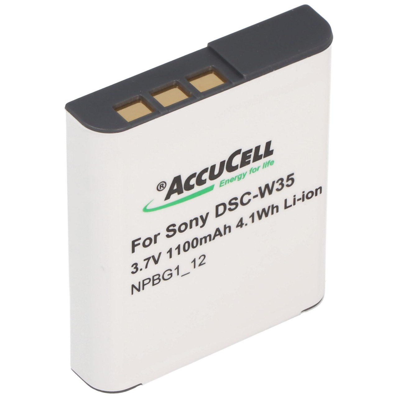 AccuCell Akku passend für Sony NP-BG1 Akku DSC-WX1, CYBER-SHOT DSC-W300 und AccuCell Akku passend für Sony NP-BG1 Akku DSC-WX1, CYBER-SHOT DSC-W300 und von AccuCell