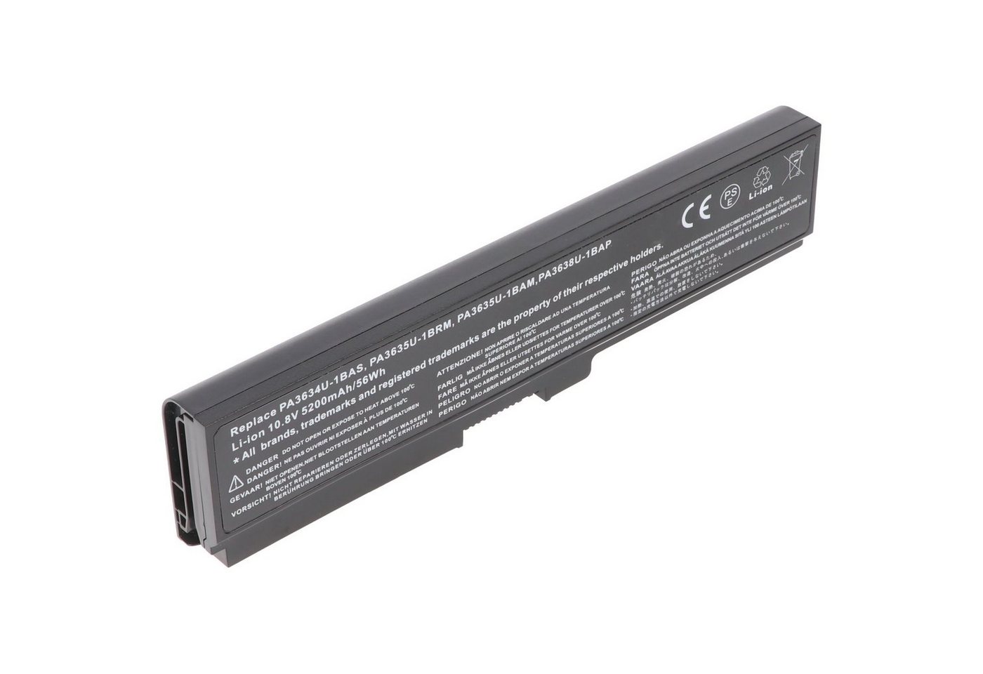 AccuCell Akku passend für Toshiba Sat Pro U400 series, Li-Ion, 10,8V, 5200mAh, Akku 5200 mAh (10,8 V) von AccuCell