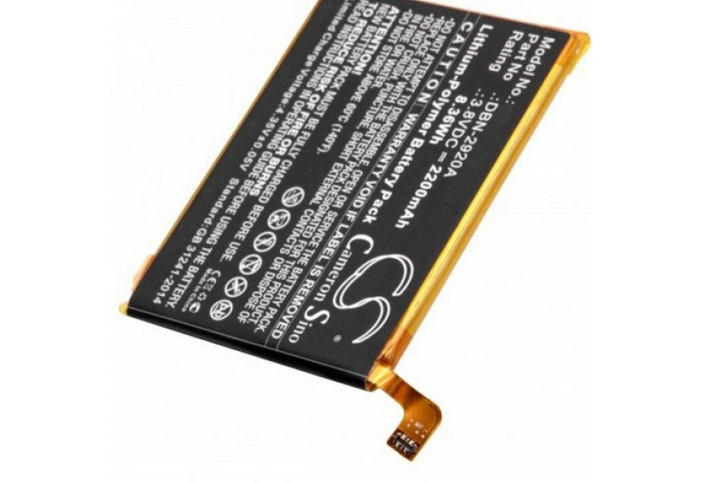 AccuCell Akku passend für den Doro 8040 Handy Akkutyp DBN-2920A 3.8V 2200mAh Akku AccuCell Akku passend für den Doro 8040 Handy Akkutyp DBN-2920A 3.8V 2200mAh Akku von AccuCell