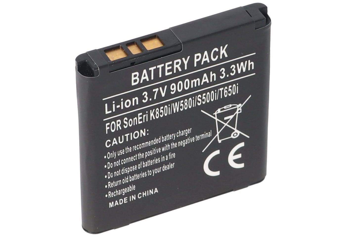 AccuCell Akku passend für den Sony Ericsson BST-38 Akku K770I, K850I, K858C Akku 750 mAh (3,7 V) von AccuCell