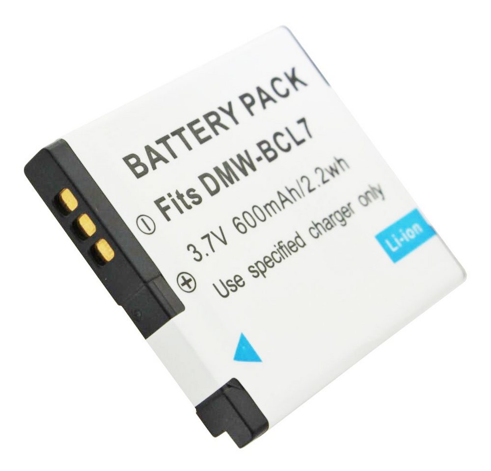 AccuCell DMW-BCL7E Qualitäts-Akku von AccuCell passend für Panasonic Kamera-Akku 600 mAh (3,7 V) von AccuCell