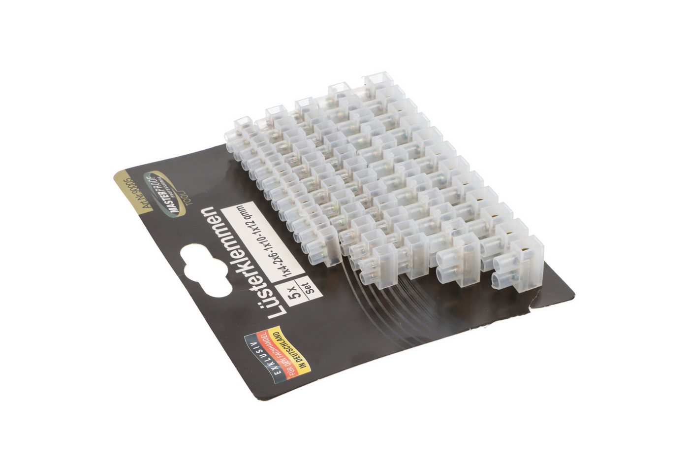AccuCell Lüsterklemmen Sortiment bestehend aus 60 Stück transparent terminal s Computer-Kabel AccuCell Lüsterklemmen Sortiment bestehend aus 60 Stück transparent terminal s Computer-Kabel von AccuCell