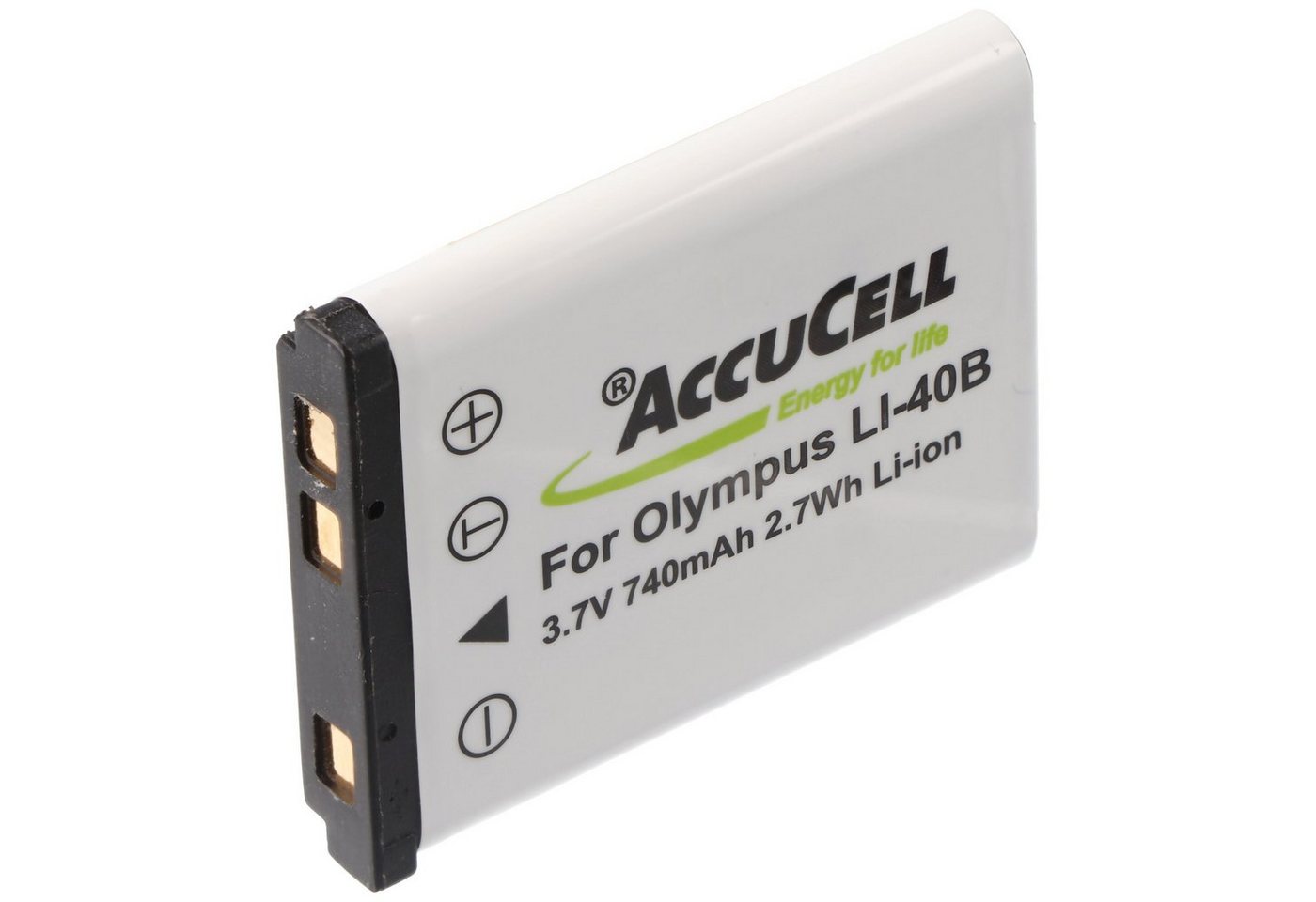 AccuCell MEDION MD86497 Akku passend für MD 86497, MEDION MD86121 ersetzt NP-4 Akku 740 mAh (3,7 V) von AccuCell