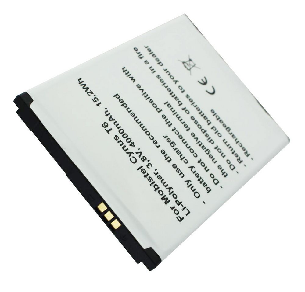 AccuCell MOBISTEL Cynus T6 Akku als Nachbau von Accucell passend für BTY26187 Akku 4000 mAh (3,8 V) von AccuCell