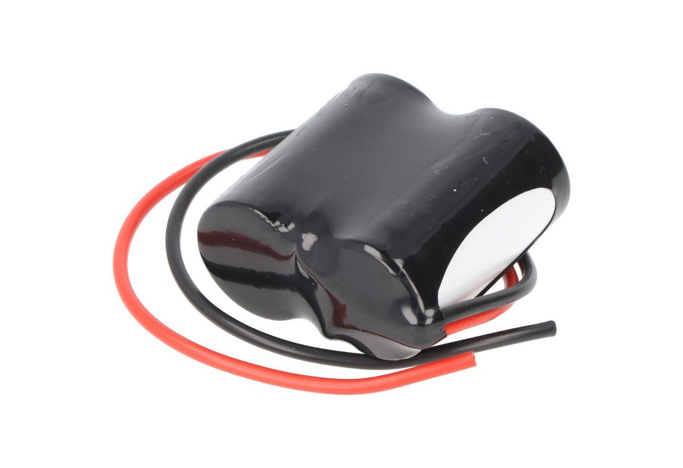AccuCell Notleuchtenakku NiCd 2,4V 1800mAh F1x2 Sub-C mit 200mm Kabel einseiti Akku 1800 mAh (2,4 V) von AccuCell