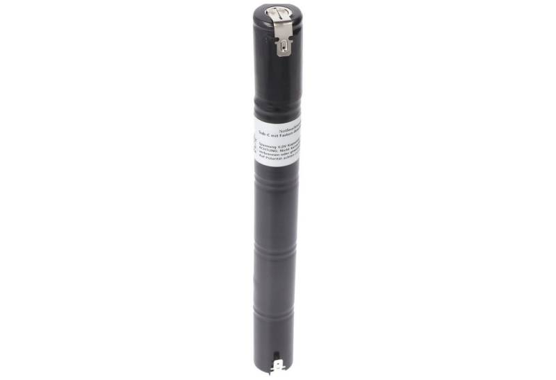 AccuCell Notleuchtenakku NiCd 6,0V 1500mAh L1x5 Sub-C mit Faston-Anschluss pas Akku 1500 mAh (6,0 V) von AccuCell