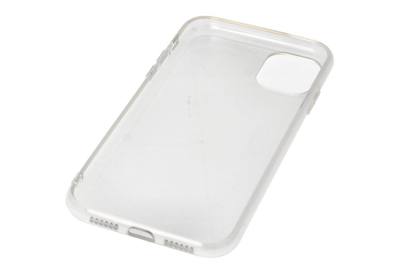 AccuCell Smartphone-Hülle Hülle passend für Apple iPhone11 - transparente Schutzhülle, Anti-Gel von AccuCell