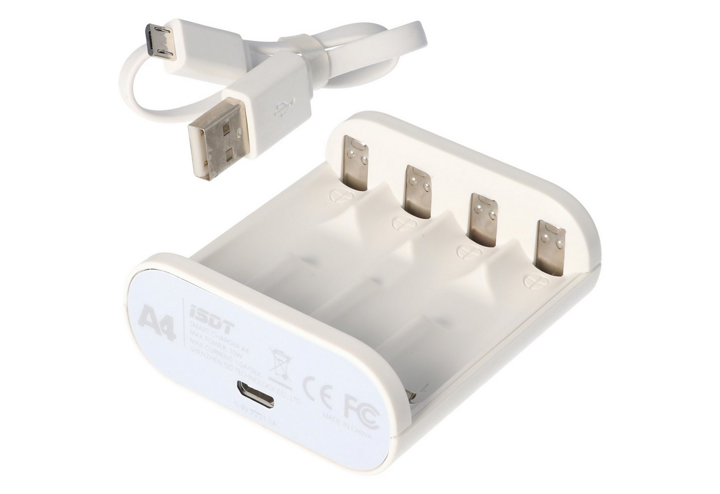AccuCell USB Schnell-Ladegerät Smart Charger A4, leicht zu bedienen, geeignet Smartphone-Ladegerät AccuCell USB Schnell-Ladegerät Smart Charger A4, leicht zu bedienen, geeignet Smartphone-Ladegerät von AccuCell